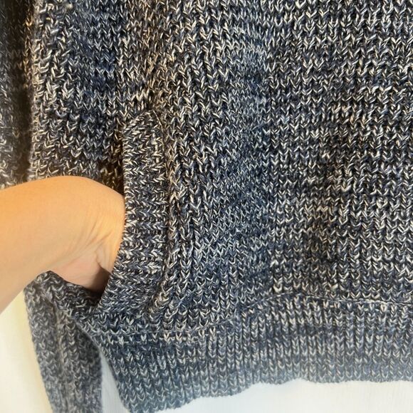 Victorias Secret Knit Pullover Sweater Mock Neck Front Pockets Fitted Size Small - Picture 5 of 9